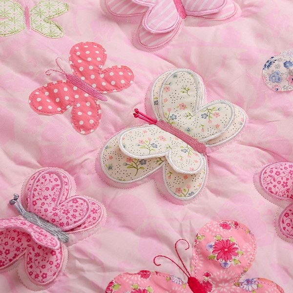 butterfly crib bedding set BBS03-10