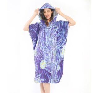 hooded poncho beach towel ABT01-2