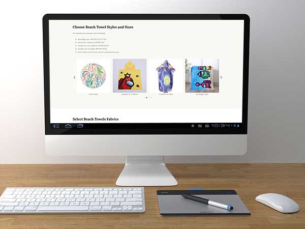 Custom Beach Towels Service