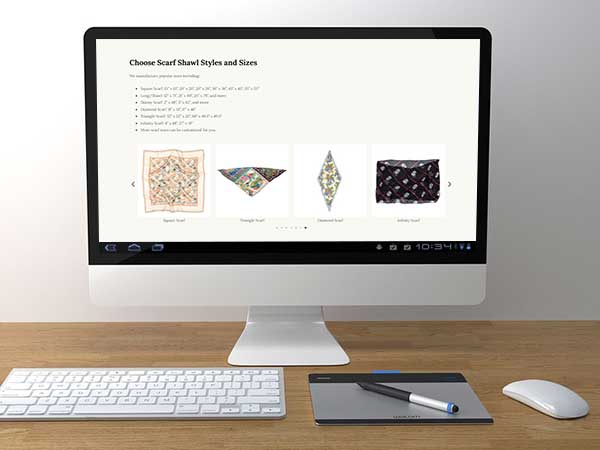 Custom Scarf Shawls Service