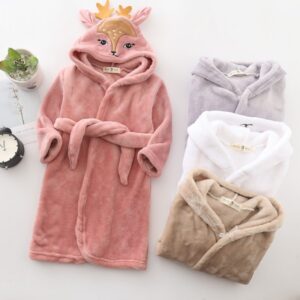 Animal Hooded Bathrobe