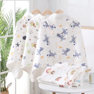 Printed Muslin Bath Towel